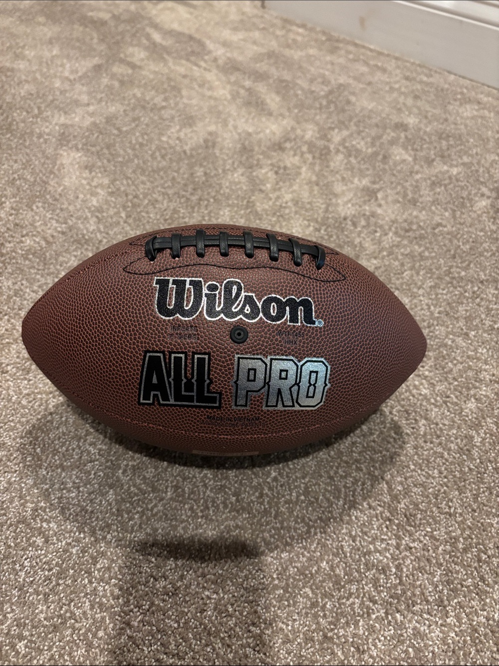 Wilson Brown All Pro Football with Black Accents